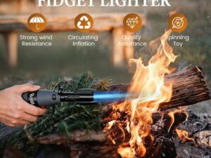 🚀Creative rocket-shaped stress-relieving lighter